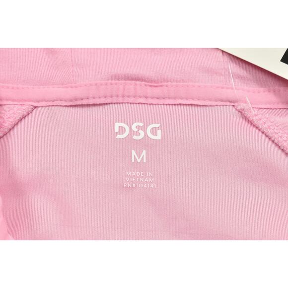DSG Women's Pink Crush Sport Fleece 1/4 Zip Hoodie Regular Size M - Picture 6 of 8